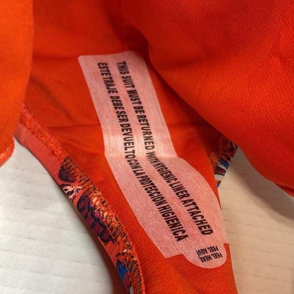 Target Rhode x Orange Blue Floral Bikini Swimsuit Bottom Womens Size 3X - Picture 5 of 5